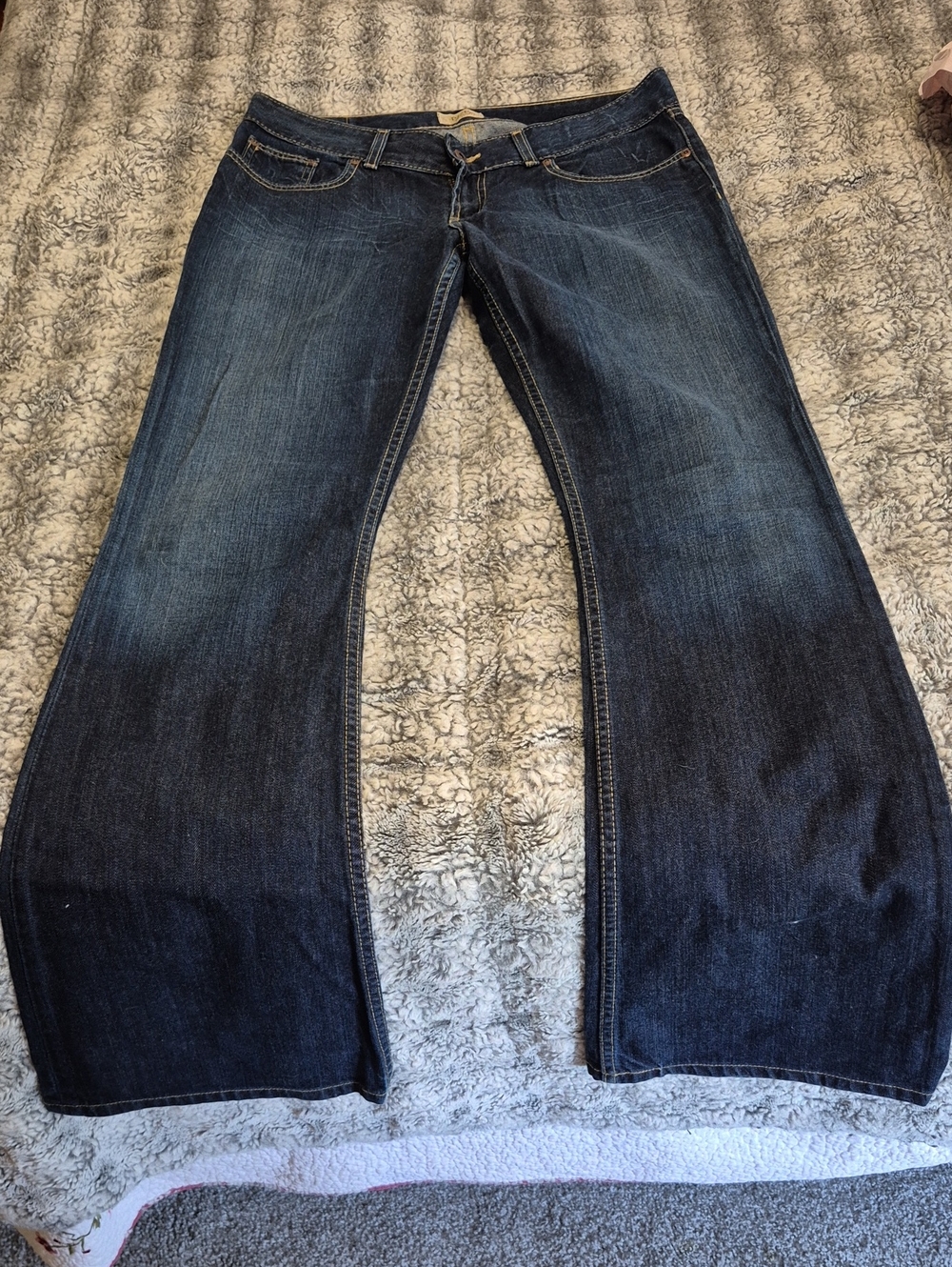 BKE 🖤 32x35 Dark Blue Flare Jeans (959)